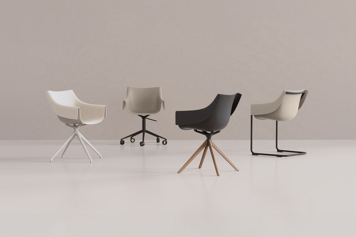 Fauteuil pivotant en bois Vondom Manta
