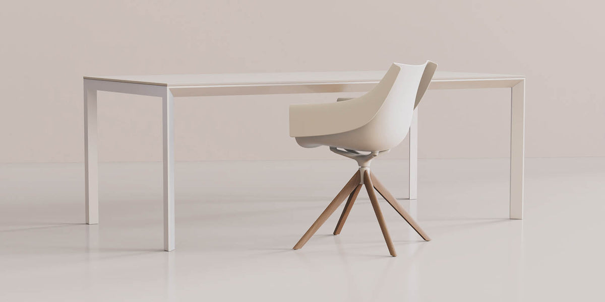 Fauteuil pivotant en bois Vondom Manta
