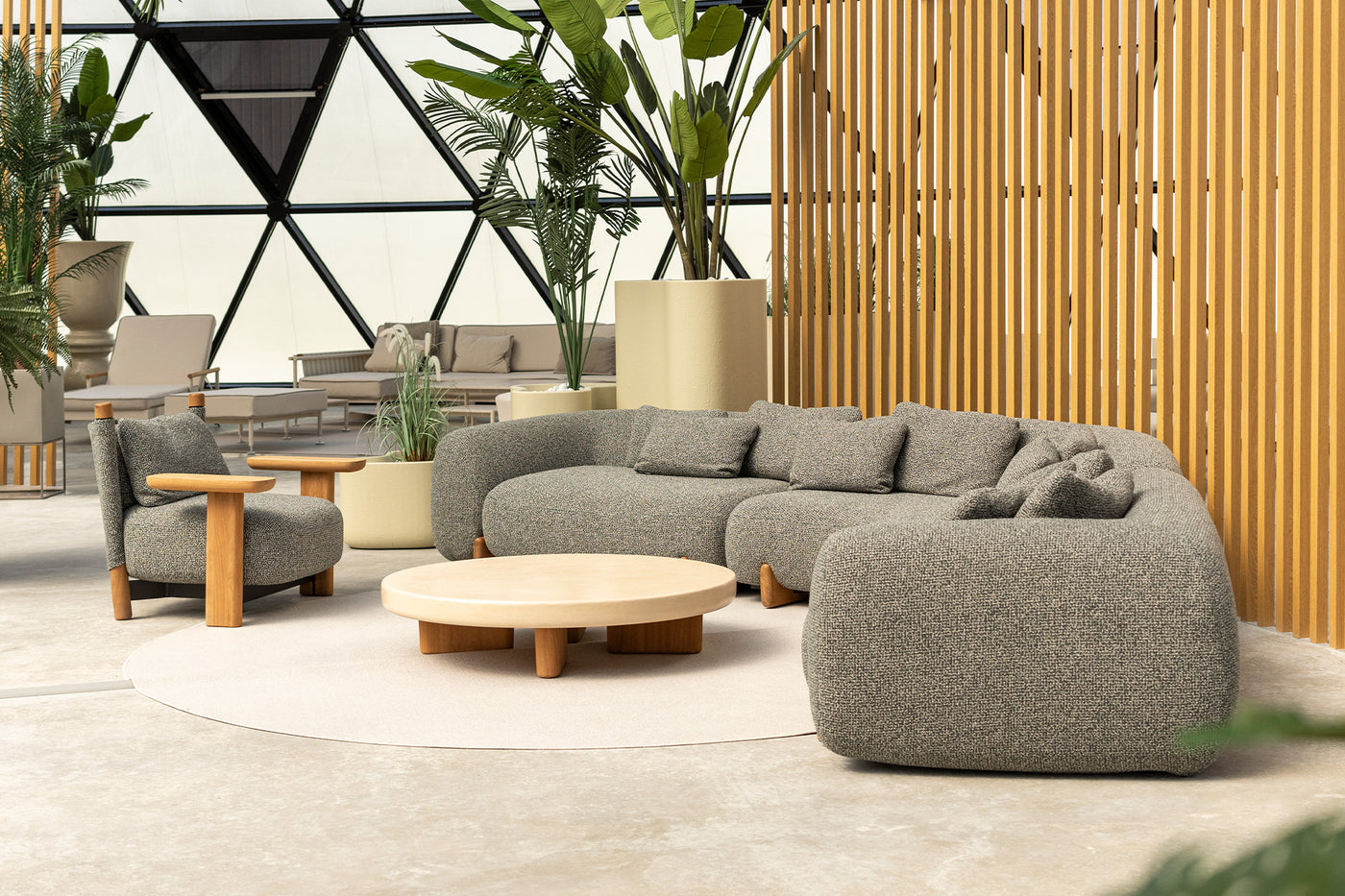 Vondom Milos Wood Lounge Chair