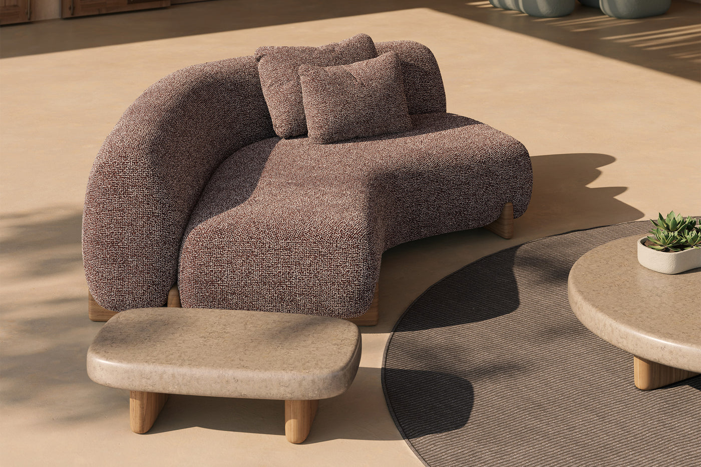 Vondom Milos Sectional Sofa Left Xl