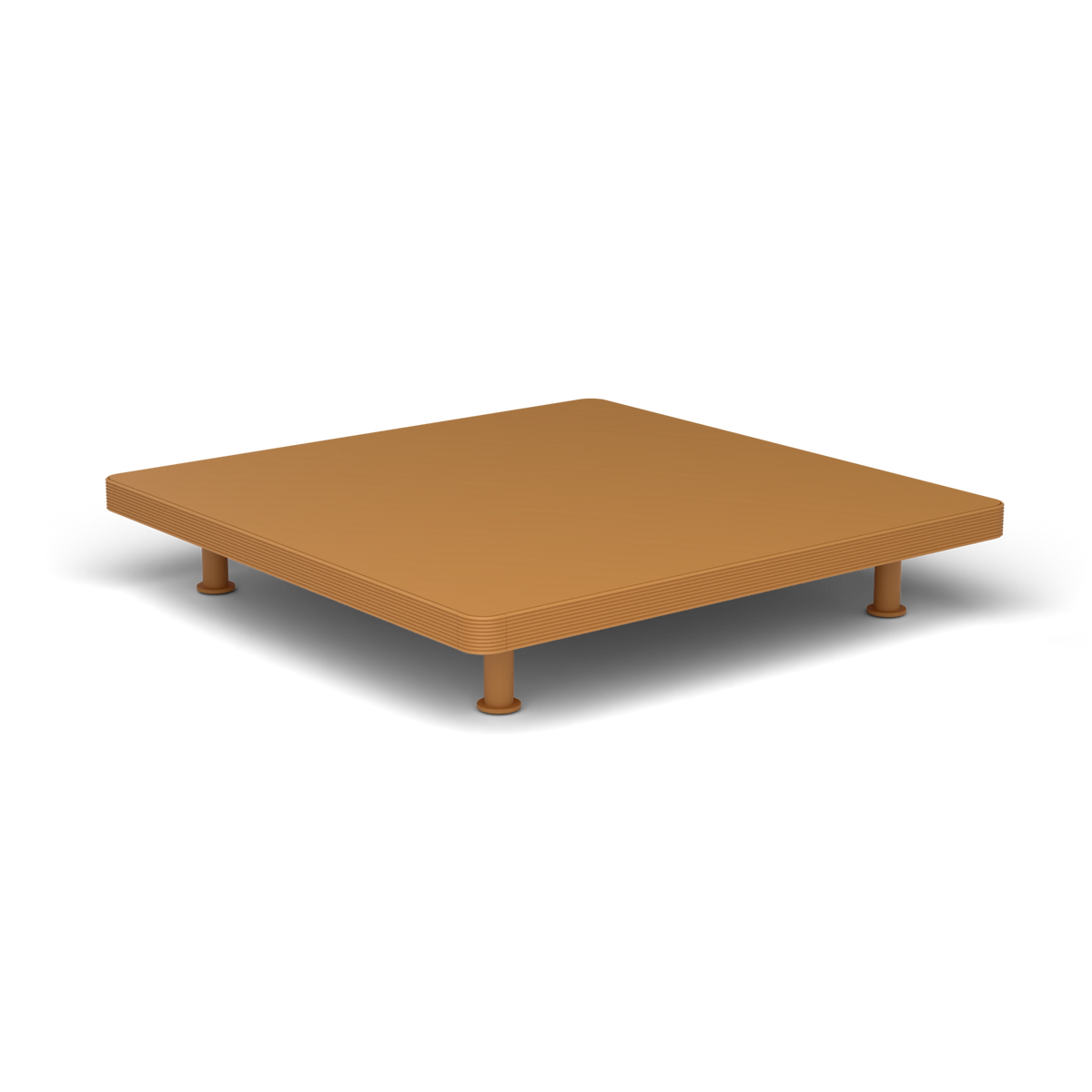 Unduetre Vierkante Salontafel - Mustard Yellow