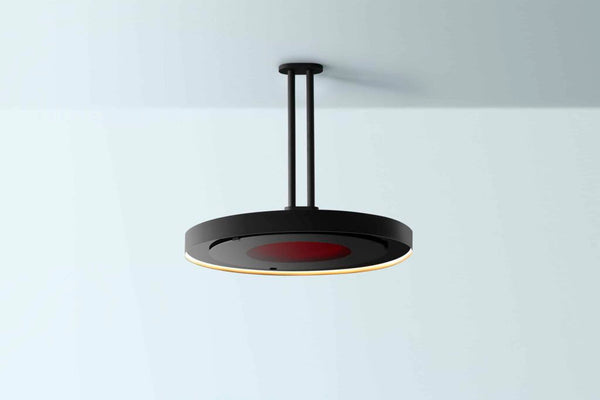 Bromic Eclipse Electric Twin Straight Ceiling Pole 600 mm