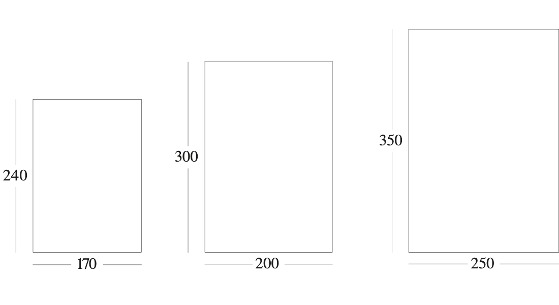 Technische tekening – Outdoor Rug Toundra