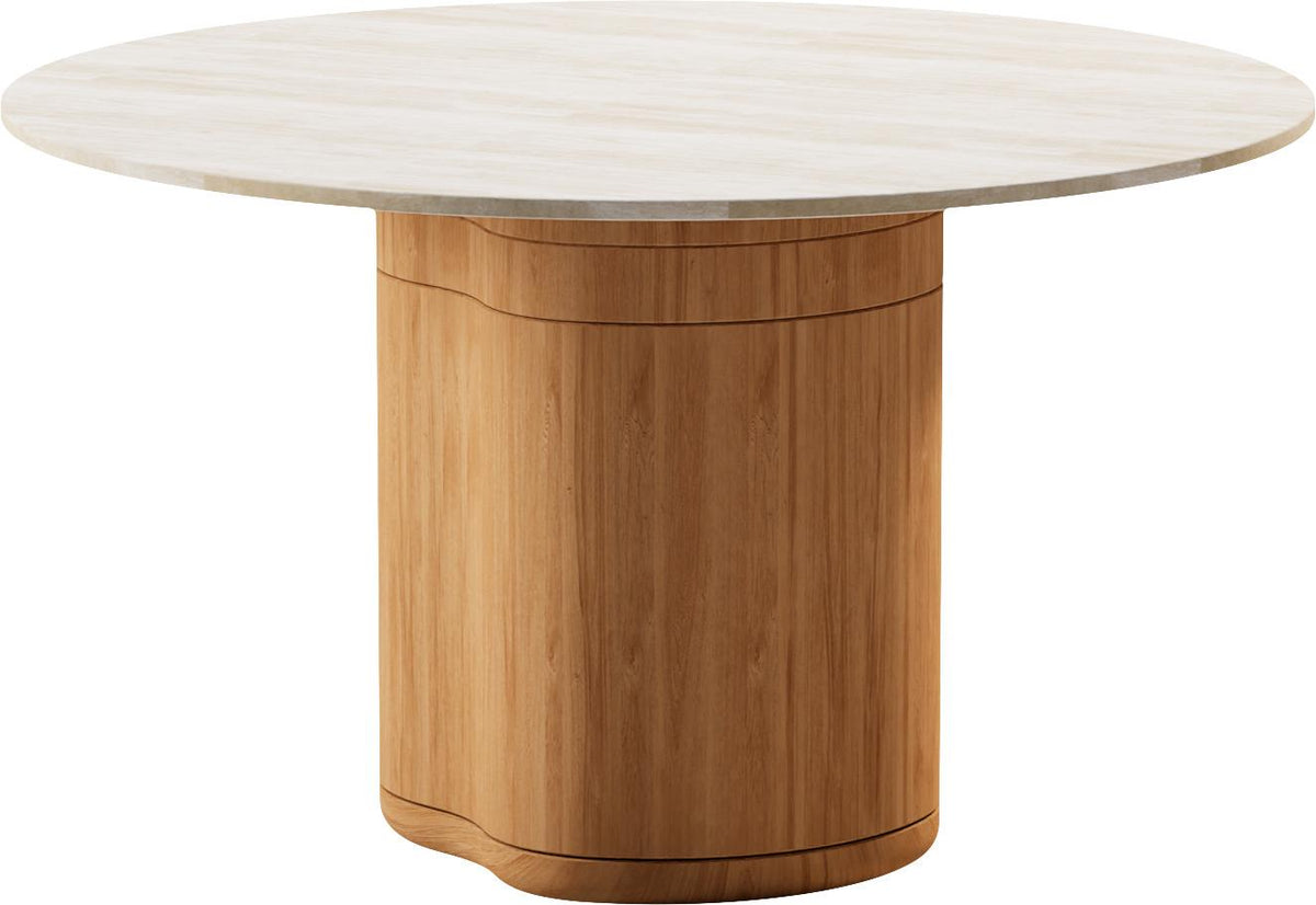 Ogado Eettafel — Dining Rounded Edge (Vorm Rectangular)