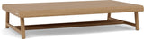 Muyu Lage tafel 160×90 cm — Coffee