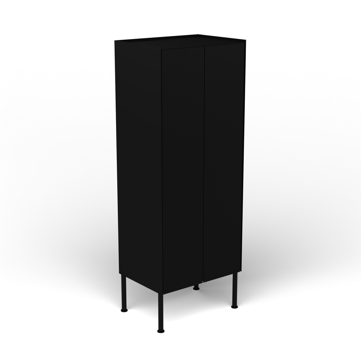 Samba Dressoir - Hoog, 2 deuren, 59 cm, Black
