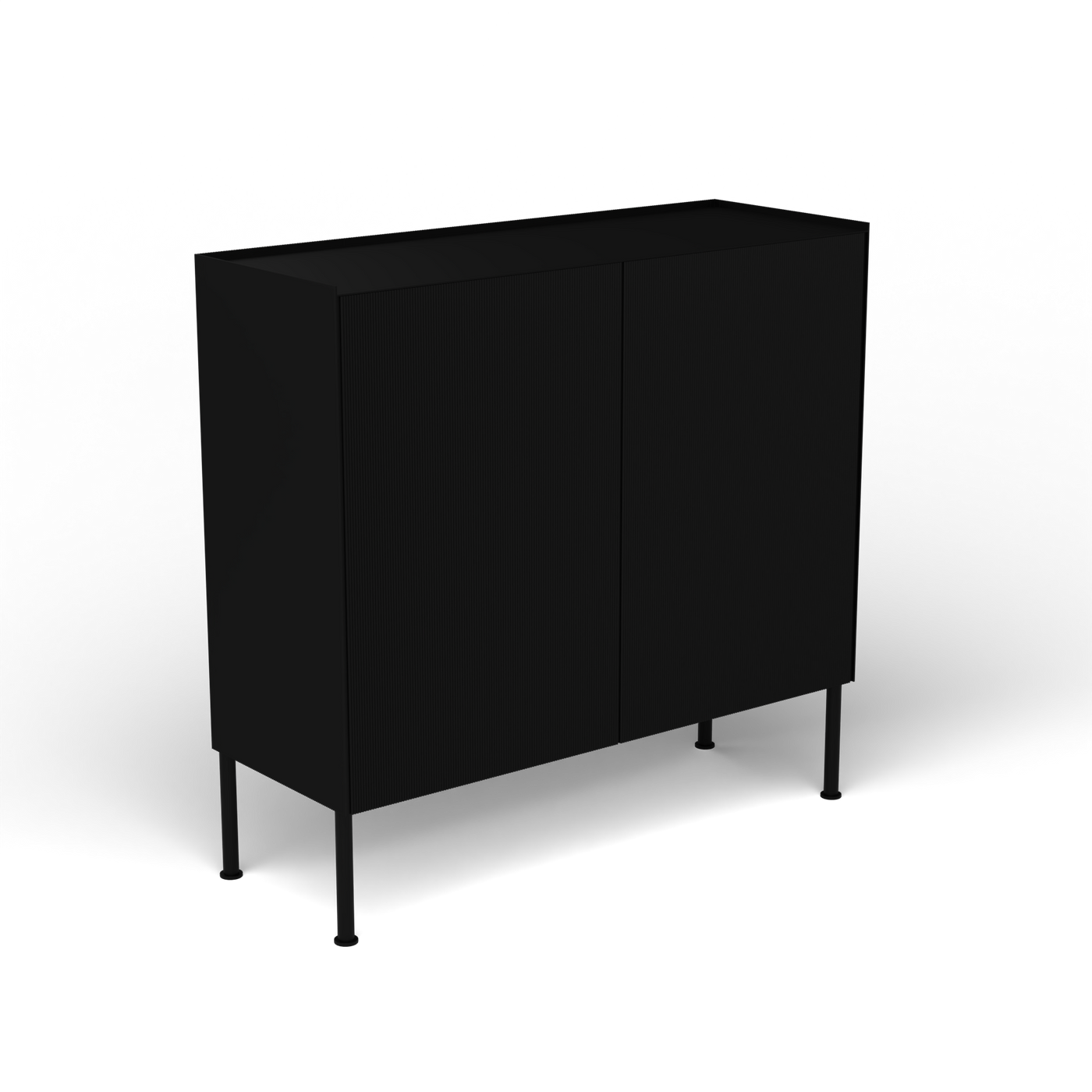 Samba Dressoir - Midden, 2 deuren, 115 cm, Black