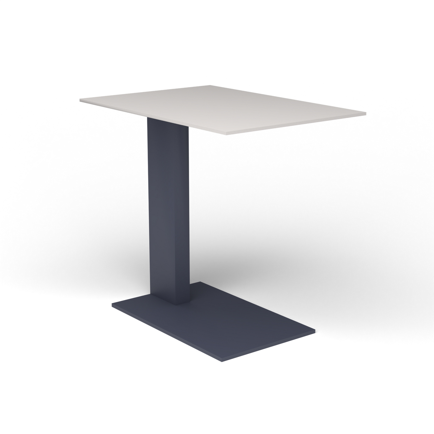 Solaris Evo Bijzettafel - Grey Blue, Aluminium speckled Grey