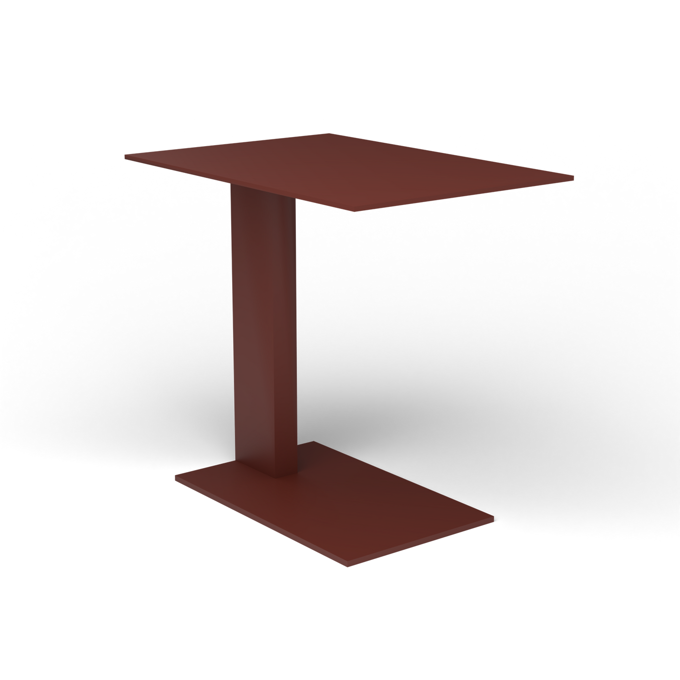 Solaris Evo Bijzettafel - Chestnut Brown, Gelakt aluminium (volgt onderstelkleur)