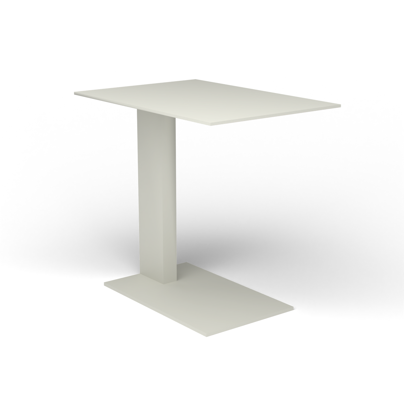 Solaris Evo Bijzettafel - Powder Grey, Gelakt aluminium (volgt onderstelkleur)