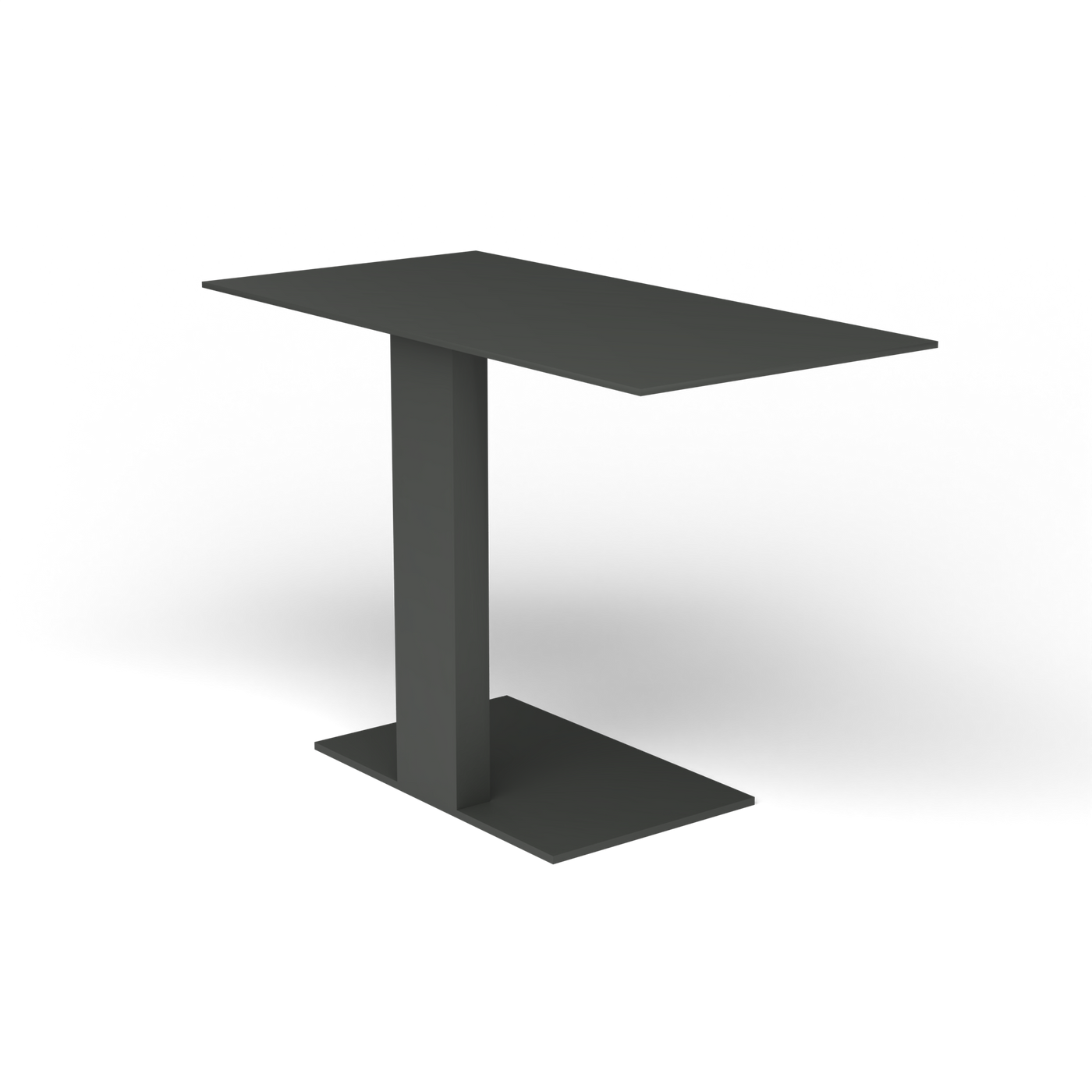 Solaris Evo Bijzettafel - Metallic Grey, Gelakt aluminium (volgt onderstelkleur)