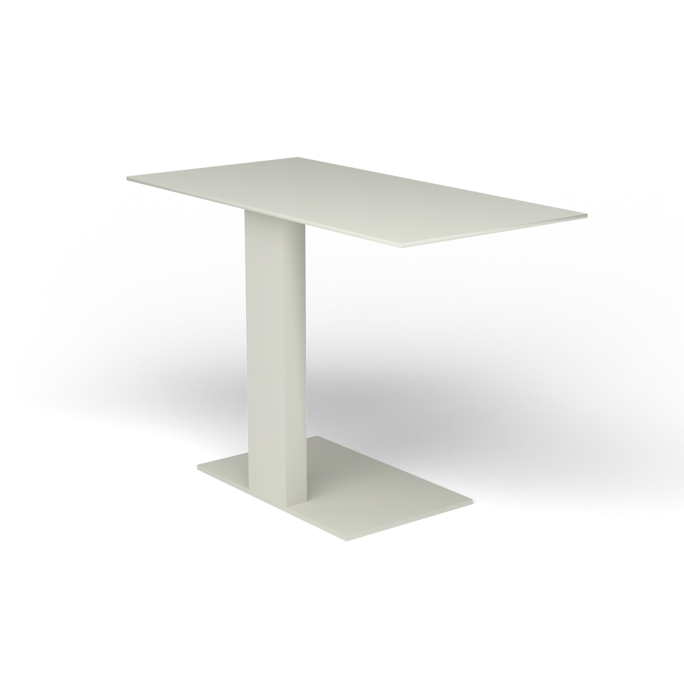 Solaris Evo Bijzettafel - Powder Grey, Gelakt aluminium (volgt onderstelkleur)