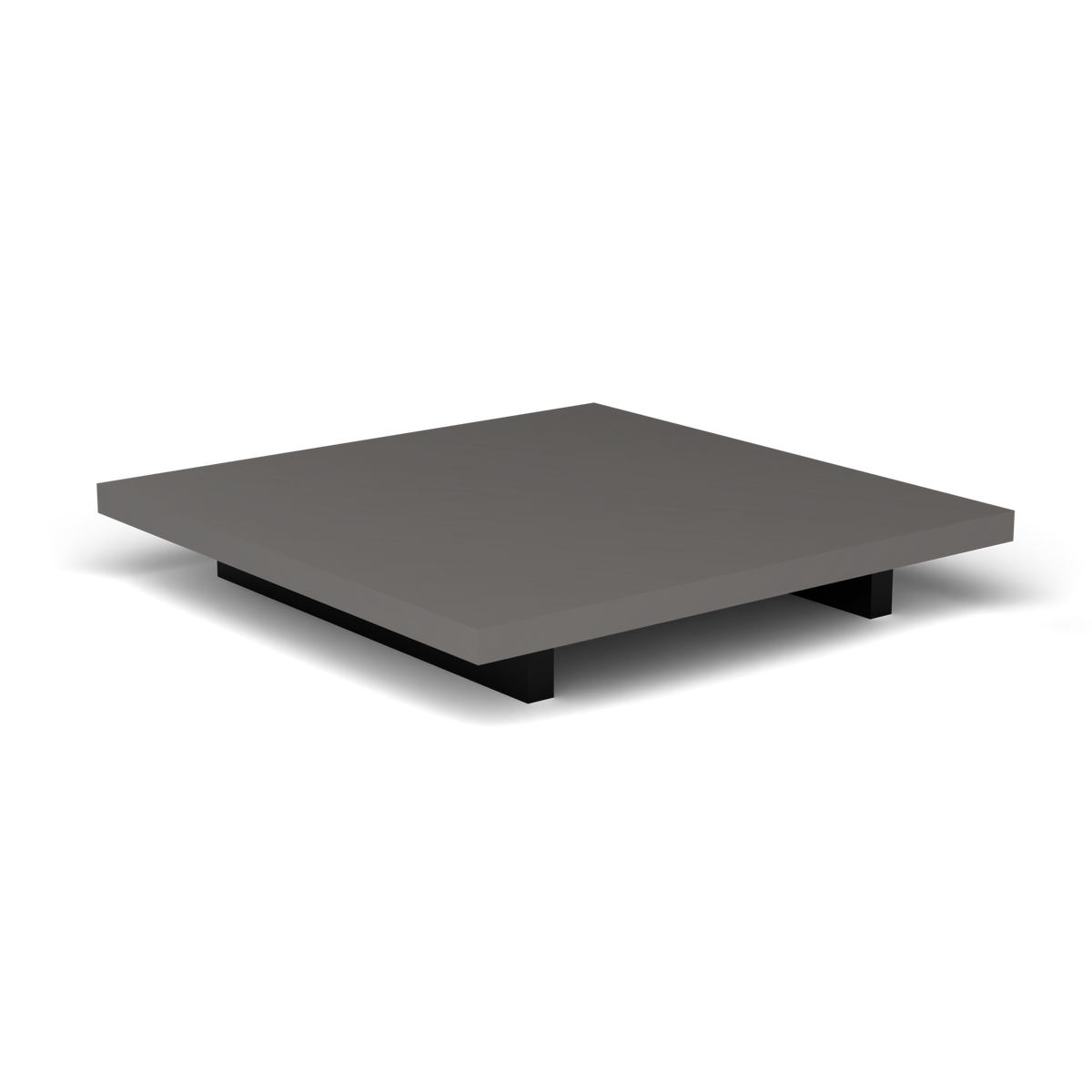 Solaris Evo Vierkante Salontafel - Black, Aluminium speckled Anthracite