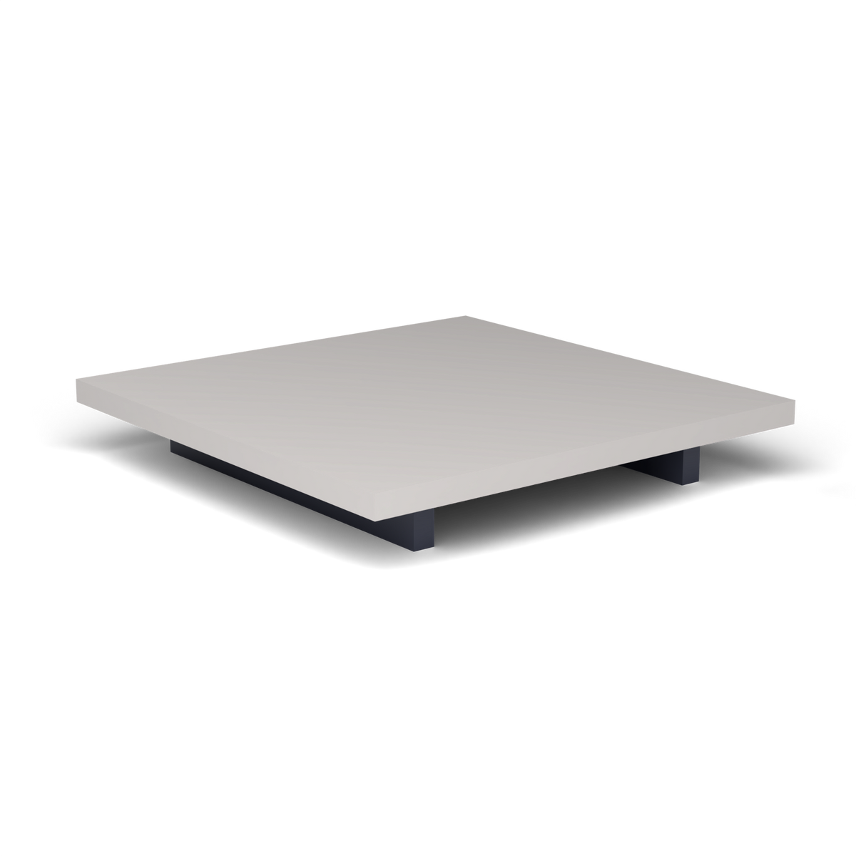 Solaris Evo Vierkante Salontafel - Grey Blue, Aluminium speckled Grey