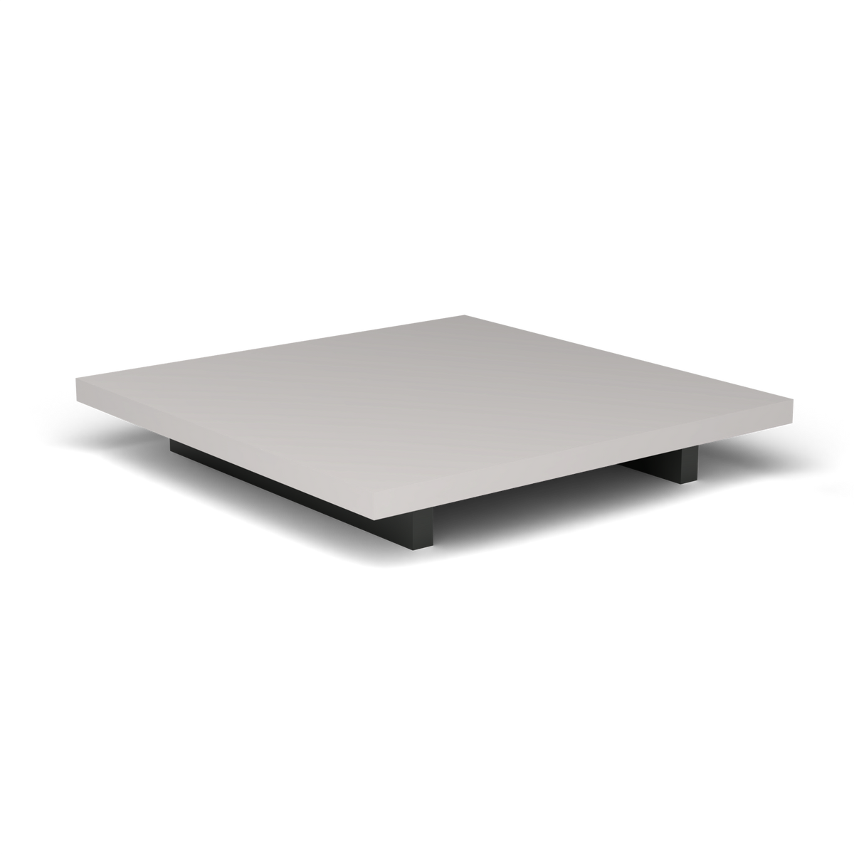 Solaris Evo Vierkante Salontafel - Metallic Grey, Aluminium speckled Grey