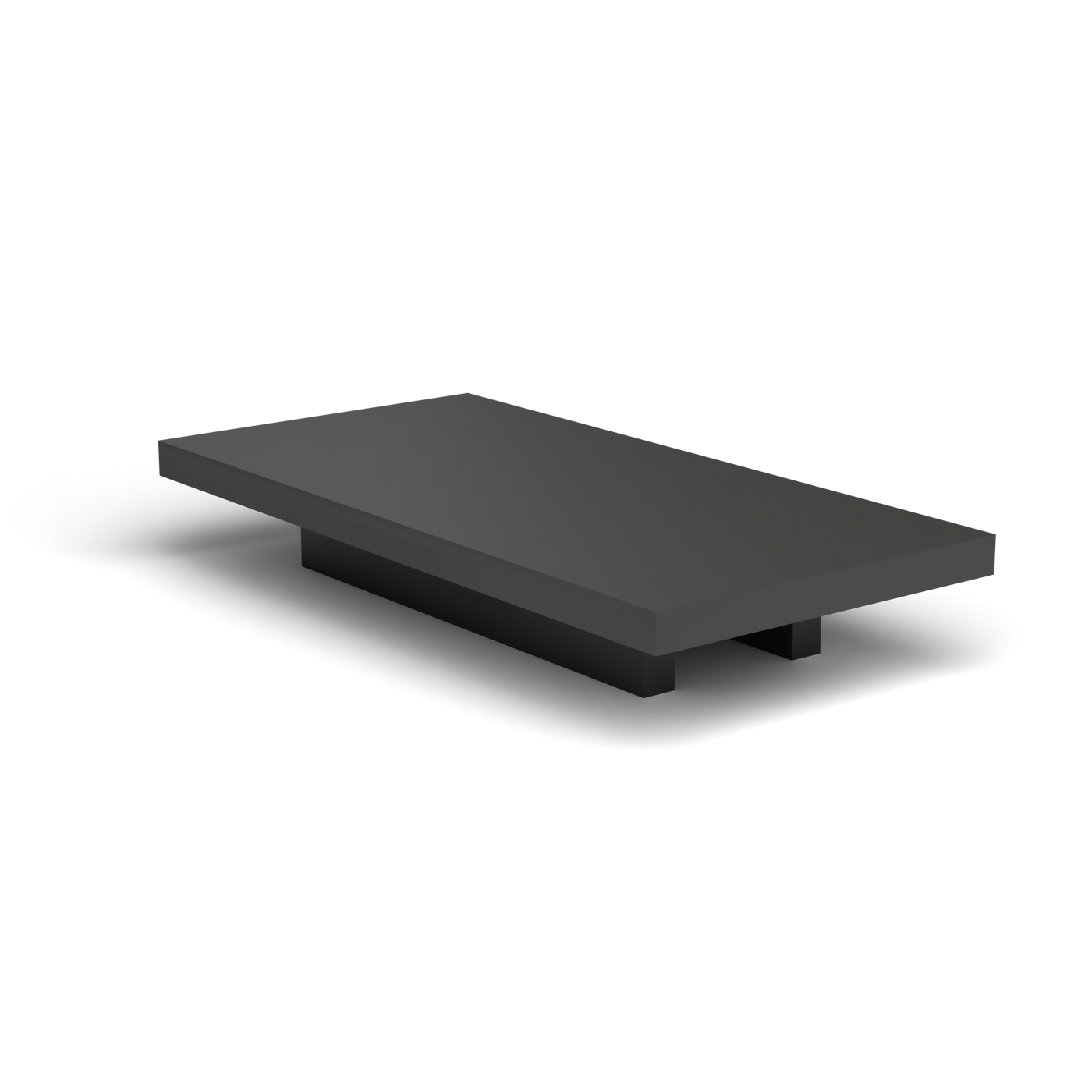 Solaris Evo Rechthoekige Salontafel - Metallic Grey, Gelakt aluminium (volgt onderstelkleur)