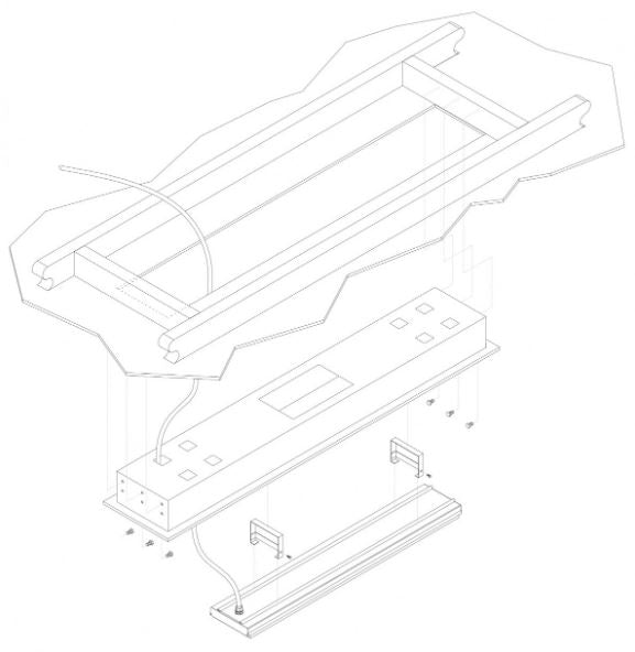 Heatstrip Inbouwbak