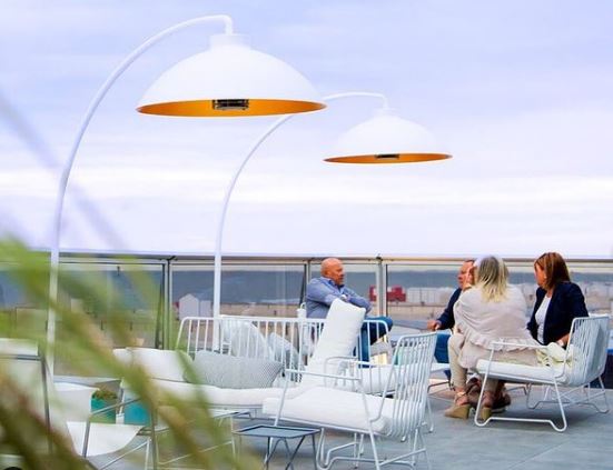 Heatsail Dome Chauffage de Terrasse Autonome