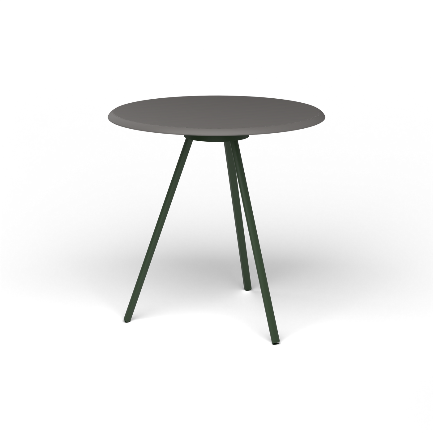 Zebra Tafel - Rond Ø 72 cm, speckled Anthracite, Bottle Green