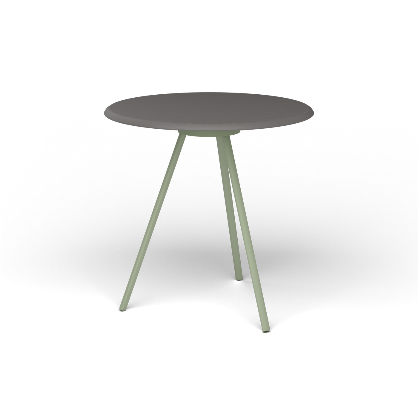Zebra Tafel - Rond Ø 72 cm, speckled Anthracite, Green Tea