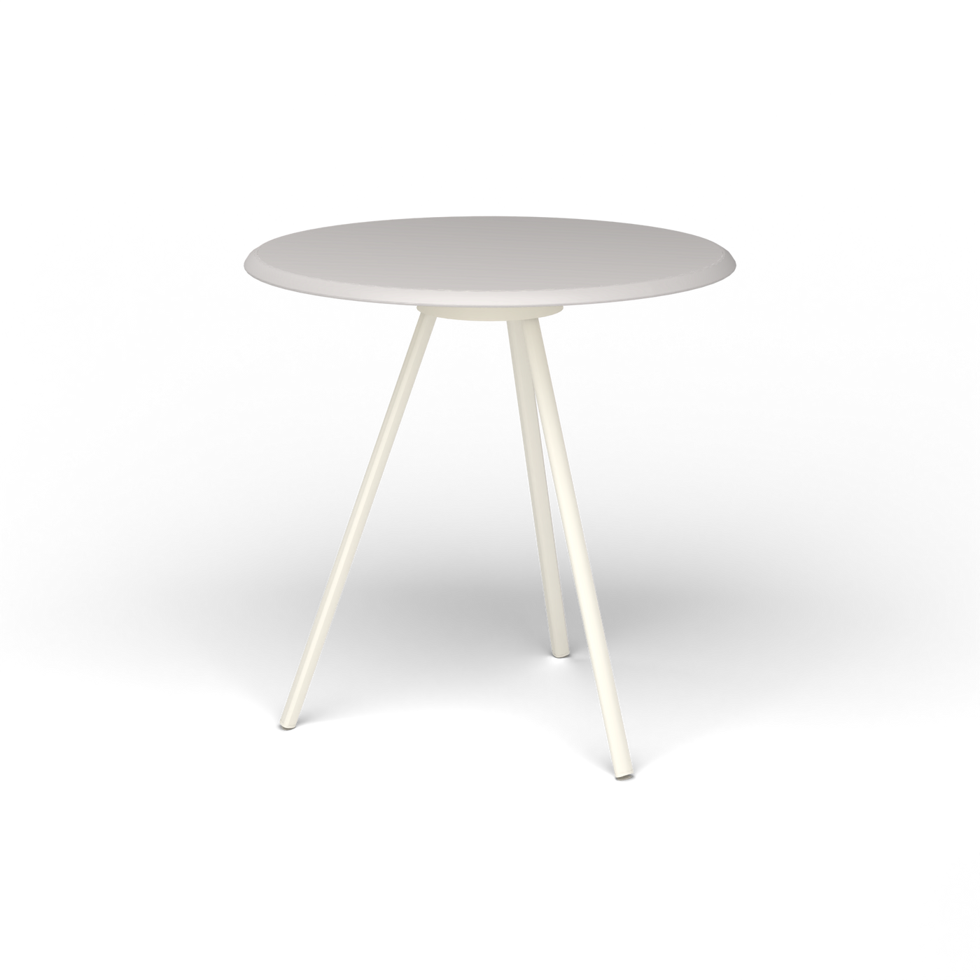 Zebra Tafel - Rond Ø 72 cm, speckled Grey, Antique White