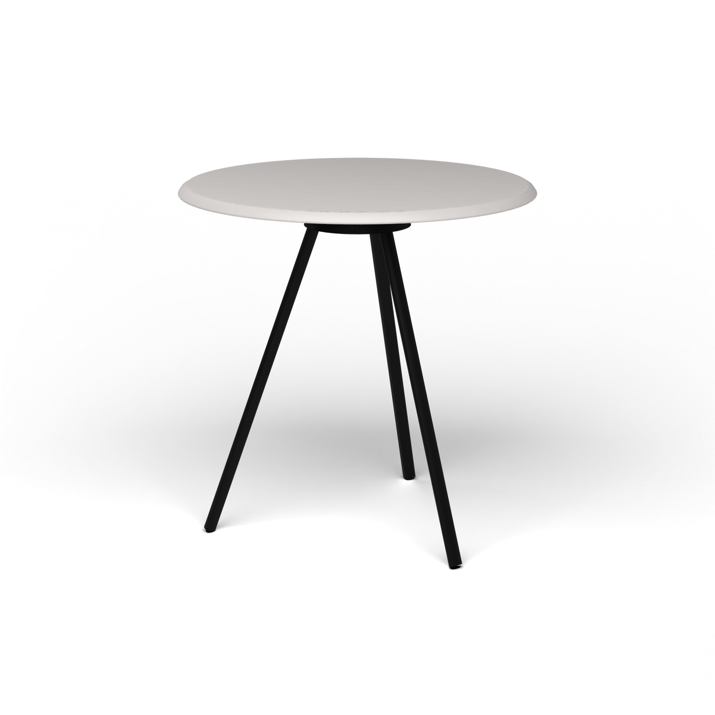 Zebra Tafel - Rond Ø 72 cm, speckled Grey, Black