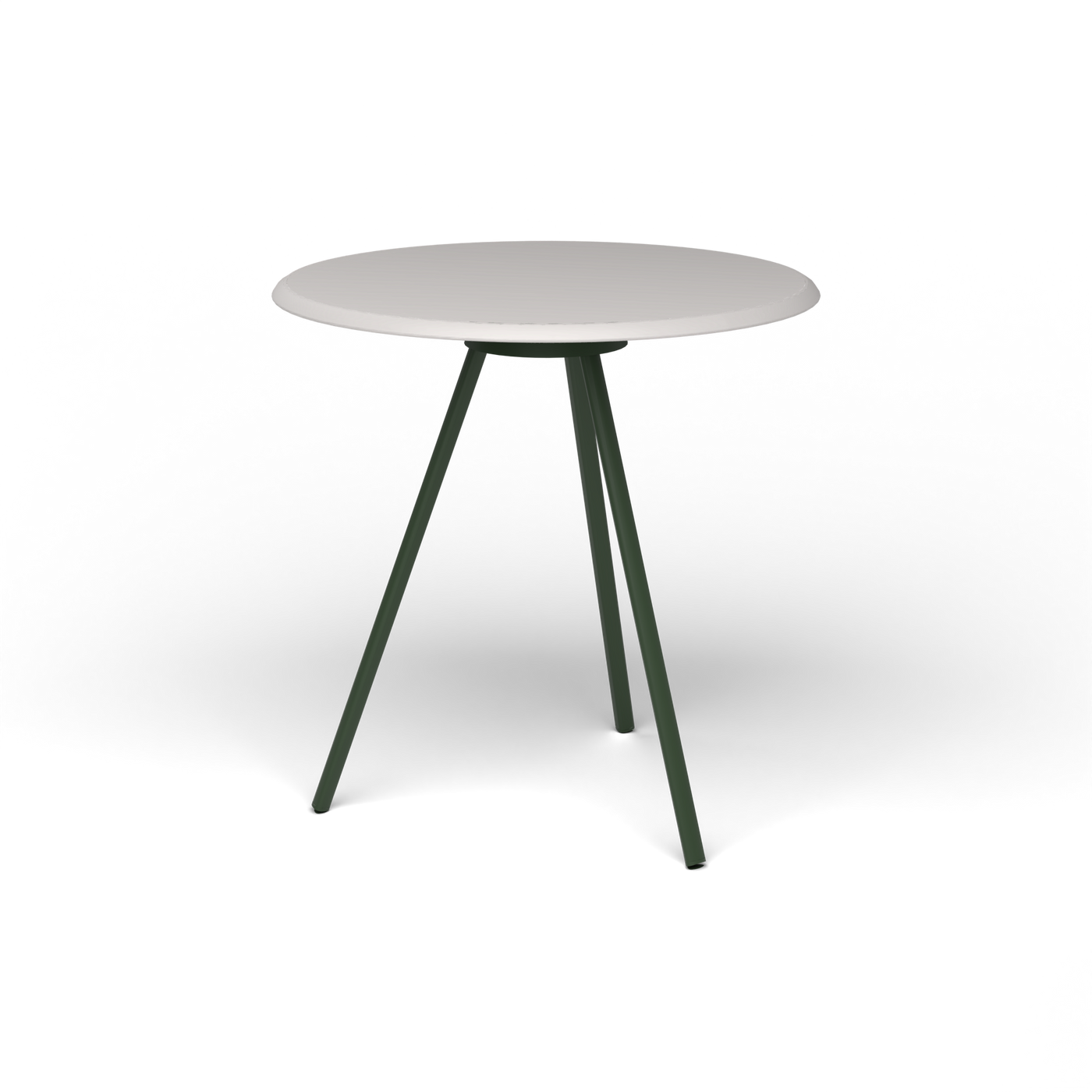 Zebra Tafel - Rond Ø 72 cm, speckled Grey, Bottle Green