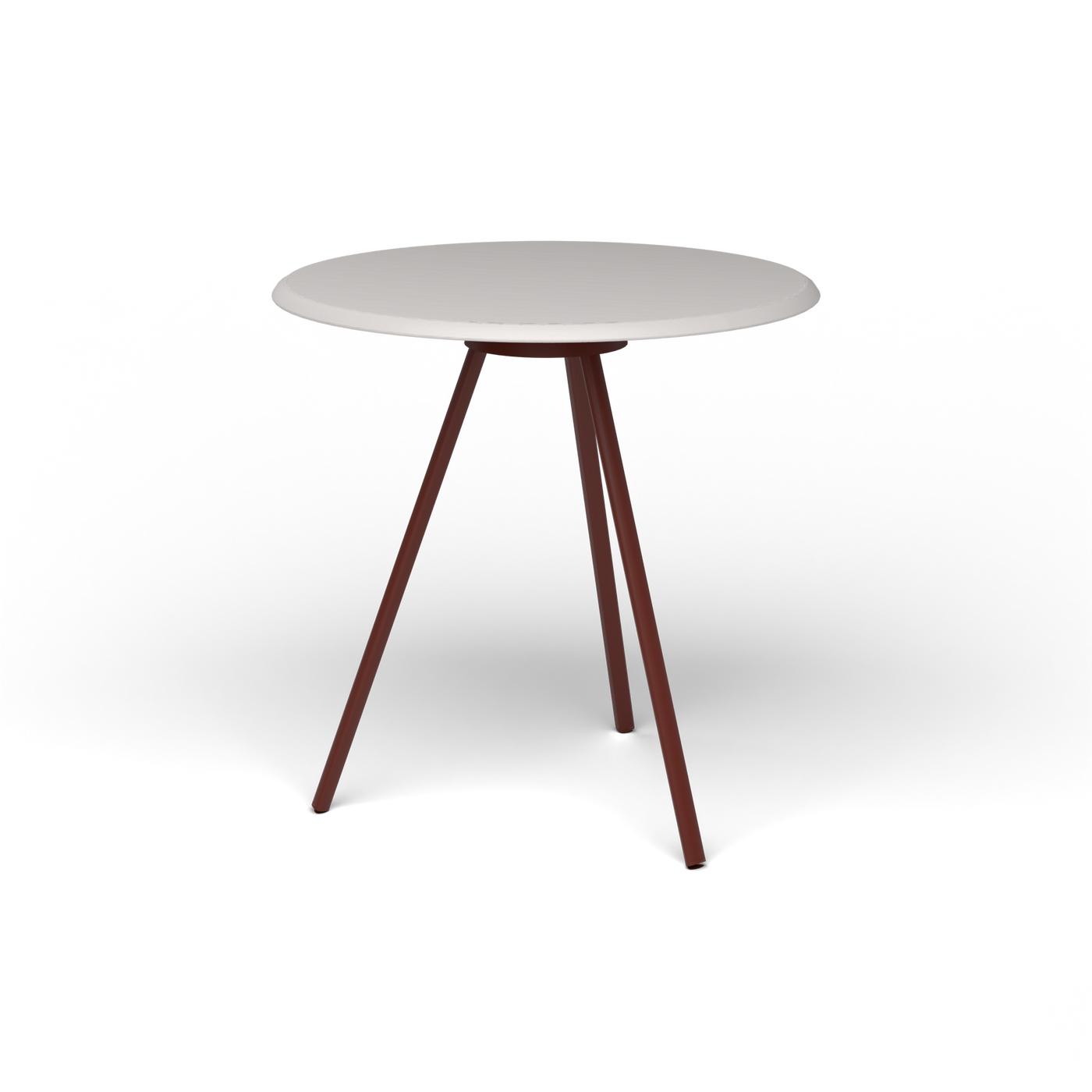 Zebra Tafel - Rond Ø 72 cm, speckled Grey, Chestnut Brown