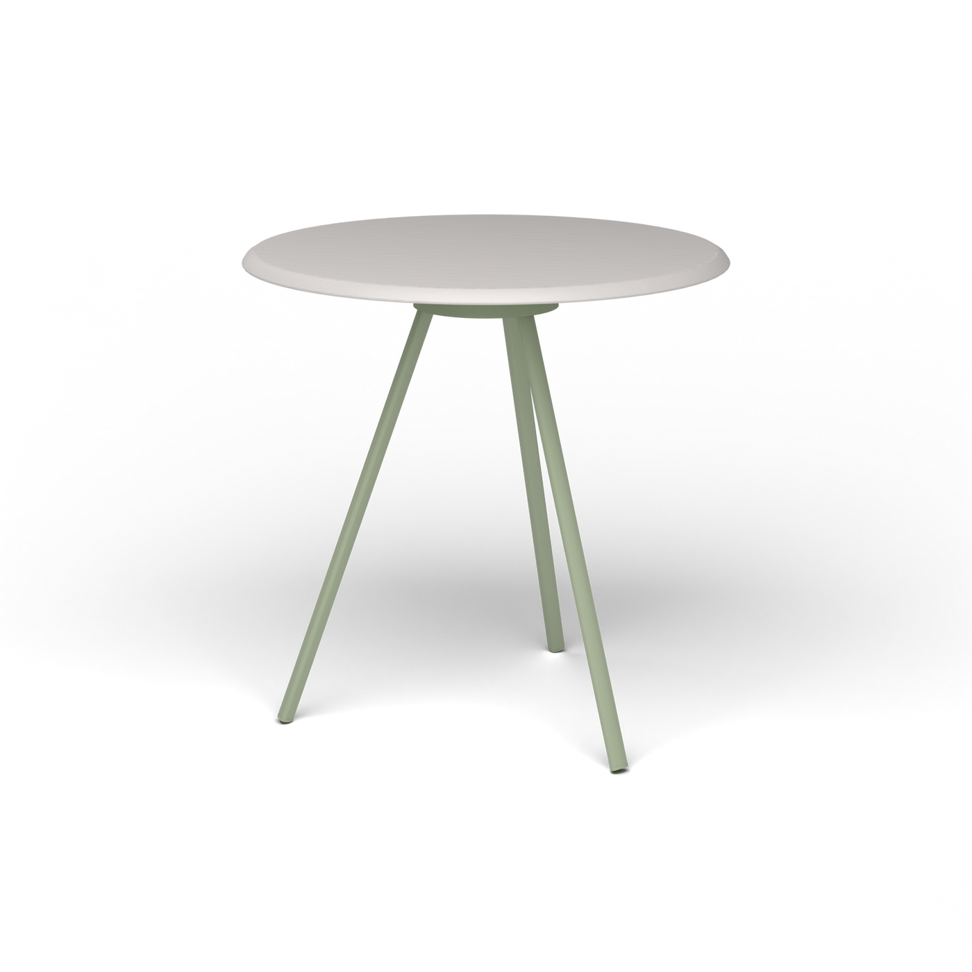 Zebra Tafel - Rond Ø 72 cm, speckled Grey, Green Tea