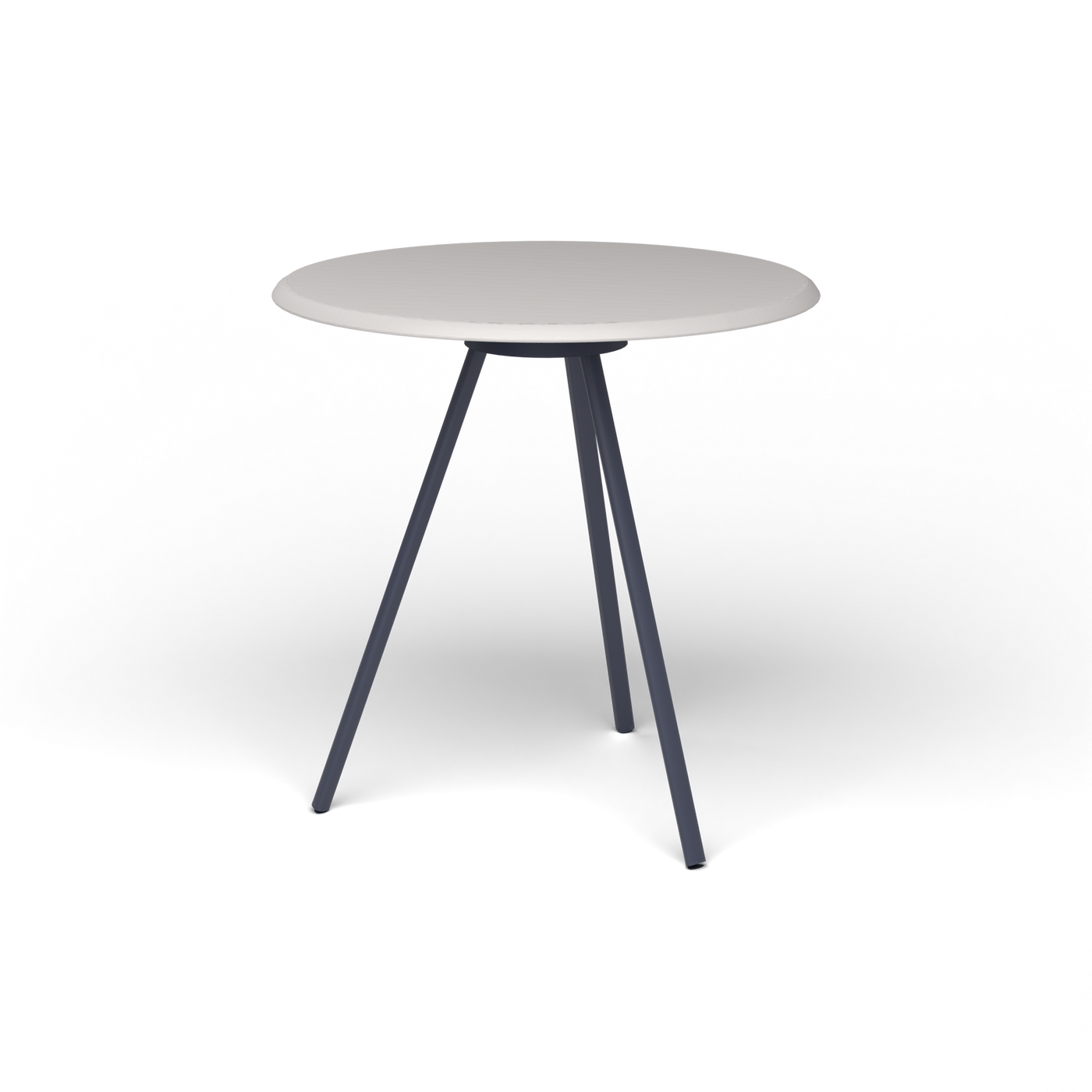 Zebra Tafel - Rond Ø 72 cm, speckled Grey, Grey Blue