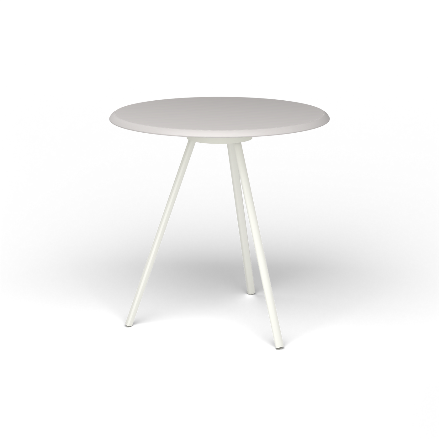 Zebra Tafel - Rond Ø 72 cm, speckled Grey, White