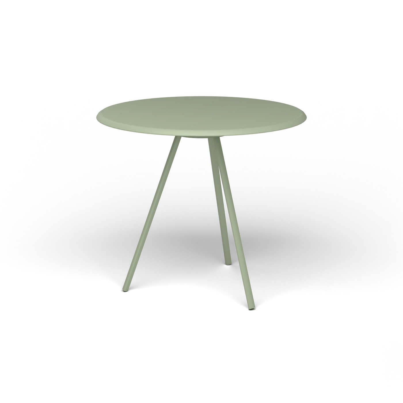 Zebra Tafel - Rond Ø 82 cm, gelakt aluminium, Green Tea