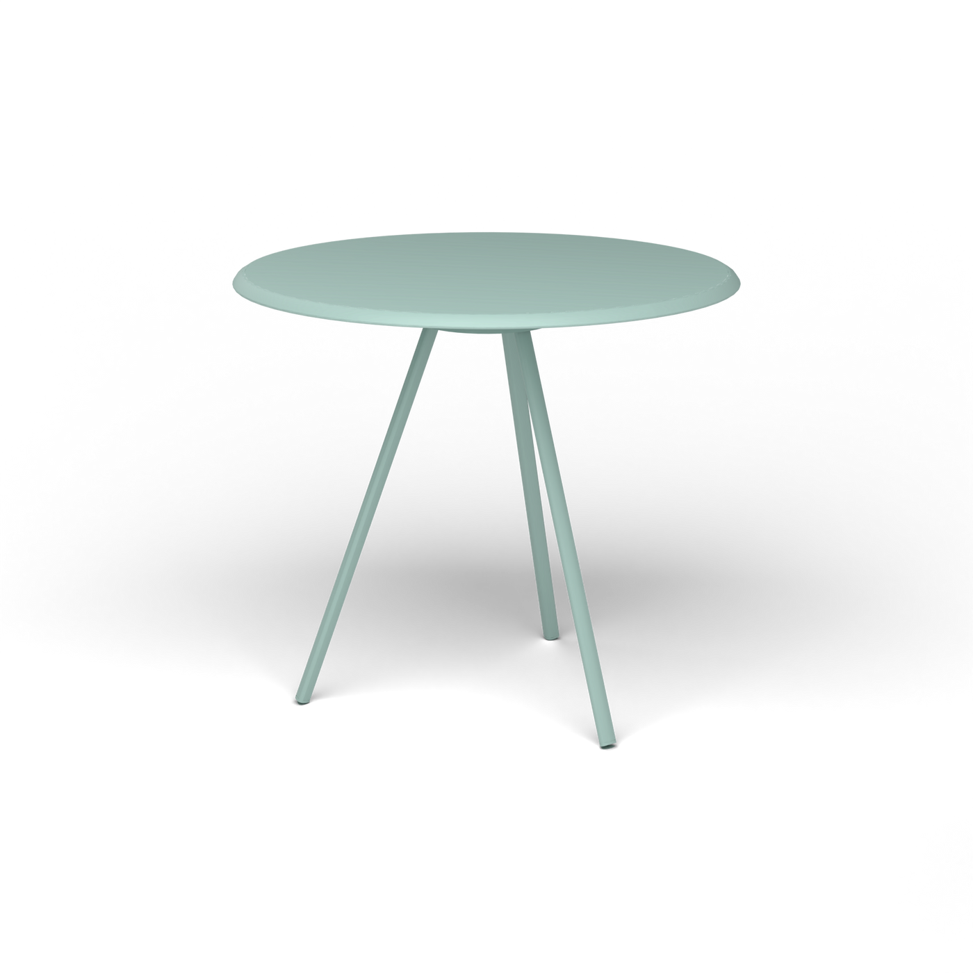 Zebra Tafel - Rond Ø 82 cm, gelakt aluminium, Light Blue