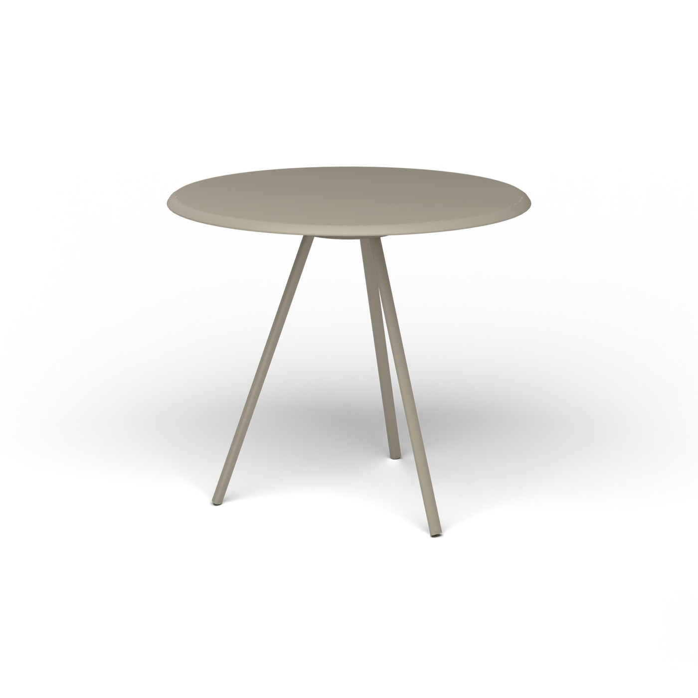Zebra Tafel - Rond Ø 82 cm, gelakt aluminium, Pearly Gold