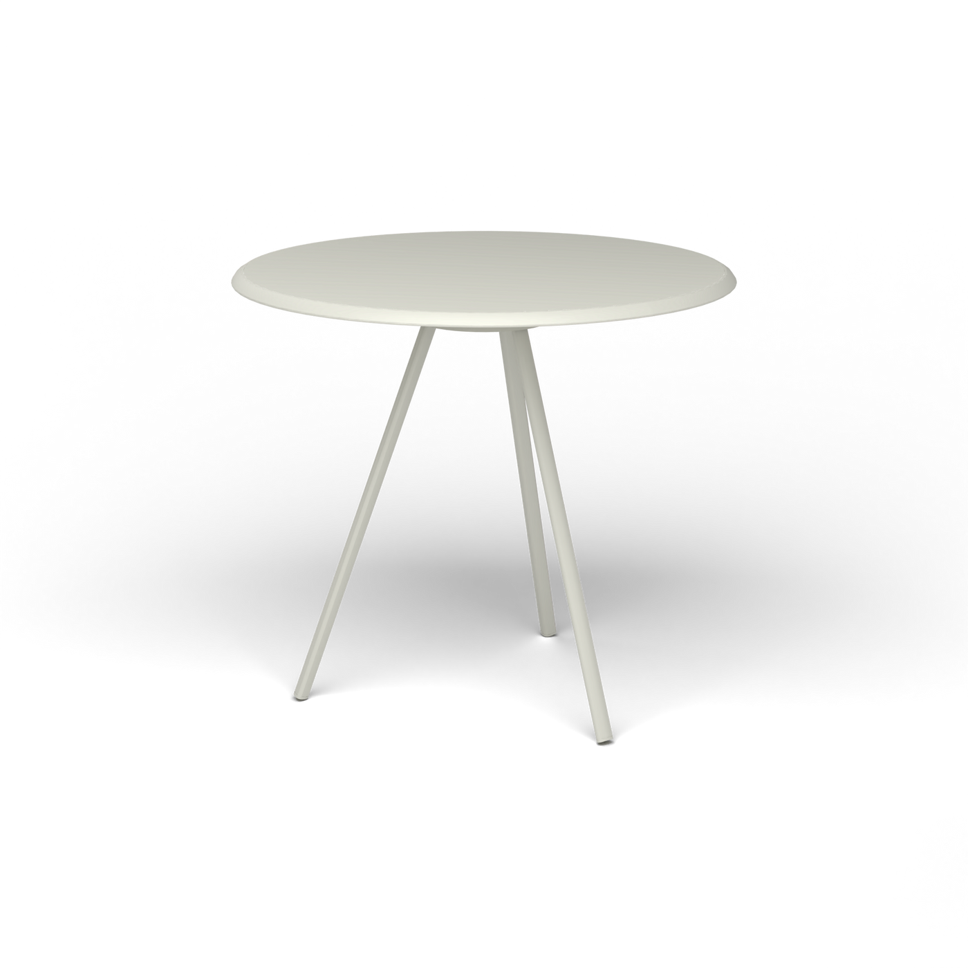 Zebra Tafel - Rond Ø 82 cm, gelakt aluminium, Powder Grey