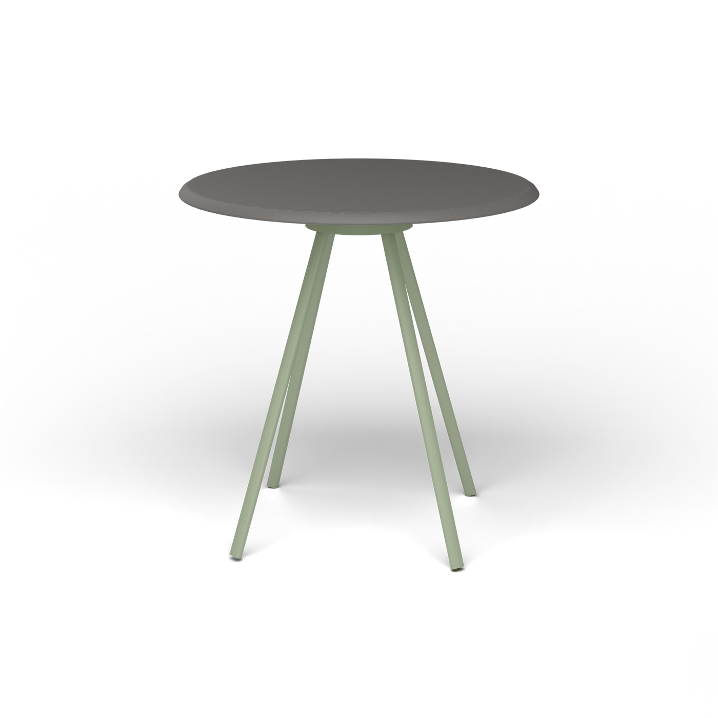 Zebra Tafel - Rond Ø 72 cm, speckled Anthracite, Green Tea