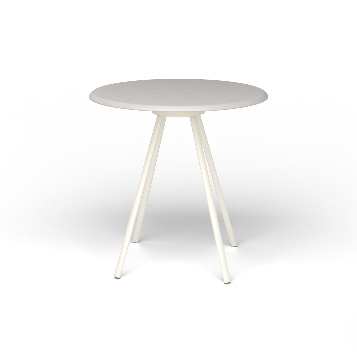 Zebra Tafel - Rond Ø 72 cm, speckled Grey, Antique White