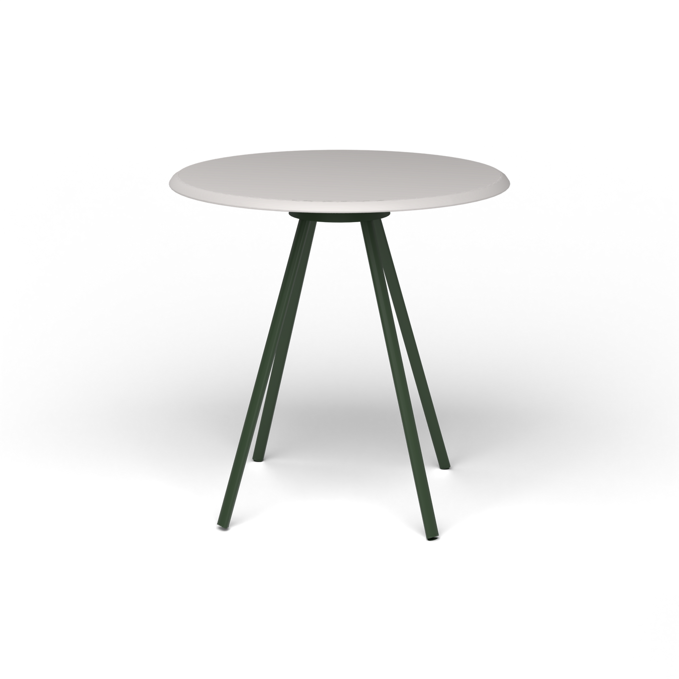 Zebra Tafel - Rond Ø 72 cm, speckled Grey, Bottle Green