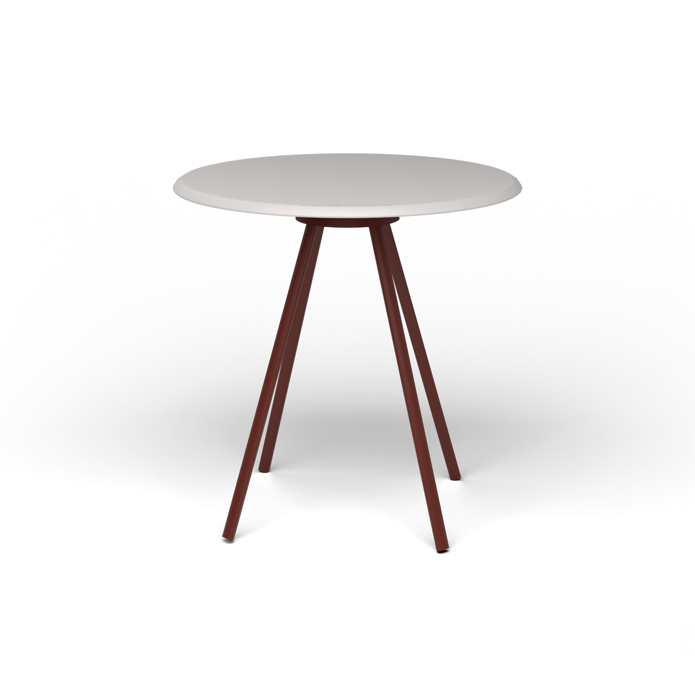 Zebra Tafel - Rond Ø 72 cm, speckled Grey, Chestnut Brown