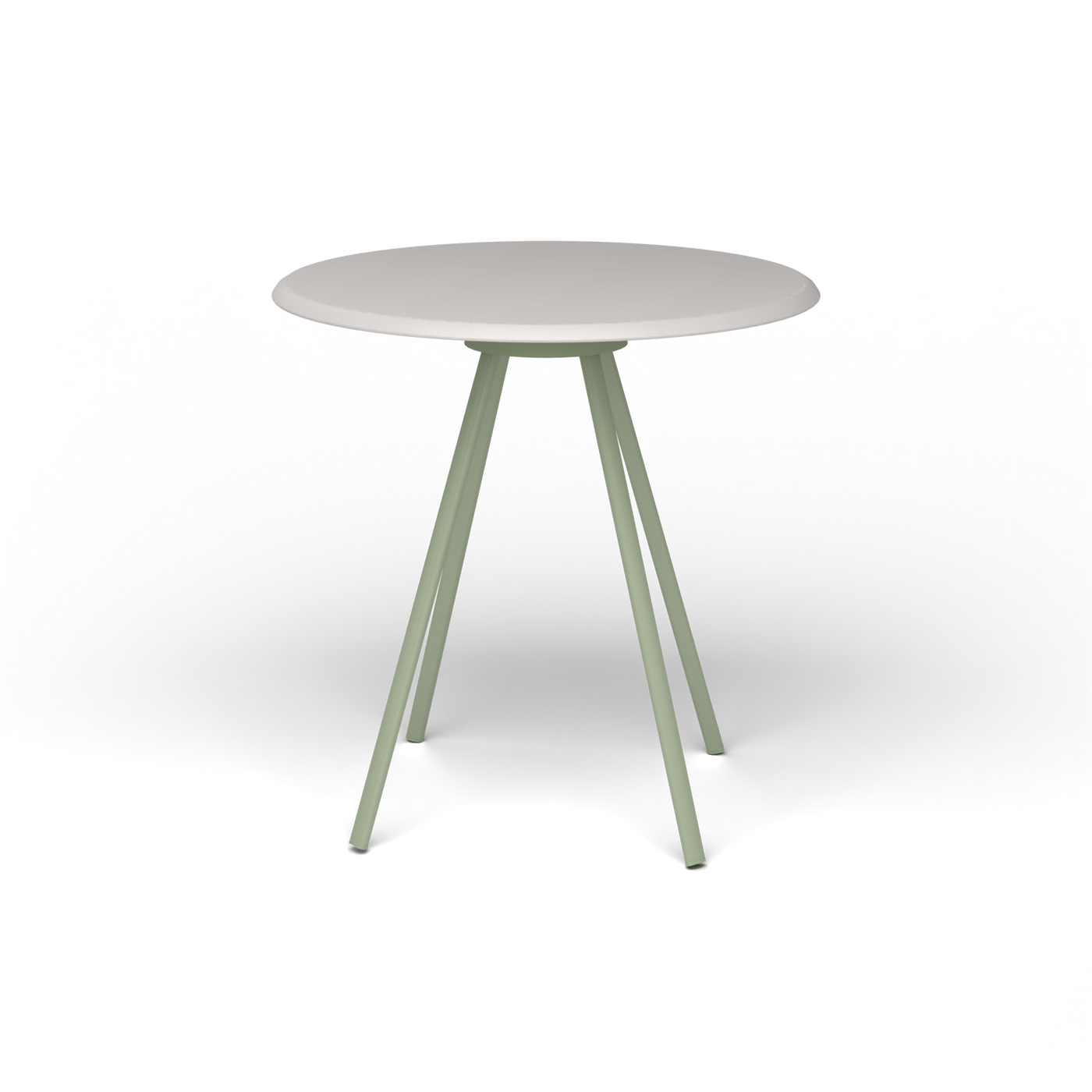 Zebra Tafel - Rond Ø 72 cm, speckled Grey, Green Tea