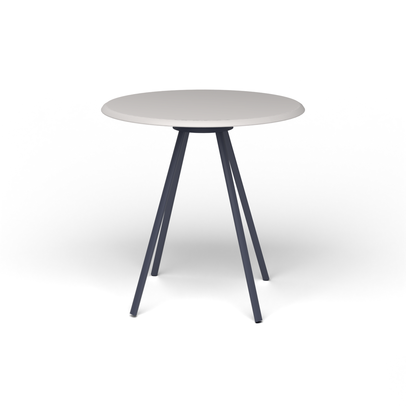 Zebra Tafel - Rond Ø 72 cm, speckled Grey, Grey Blue
