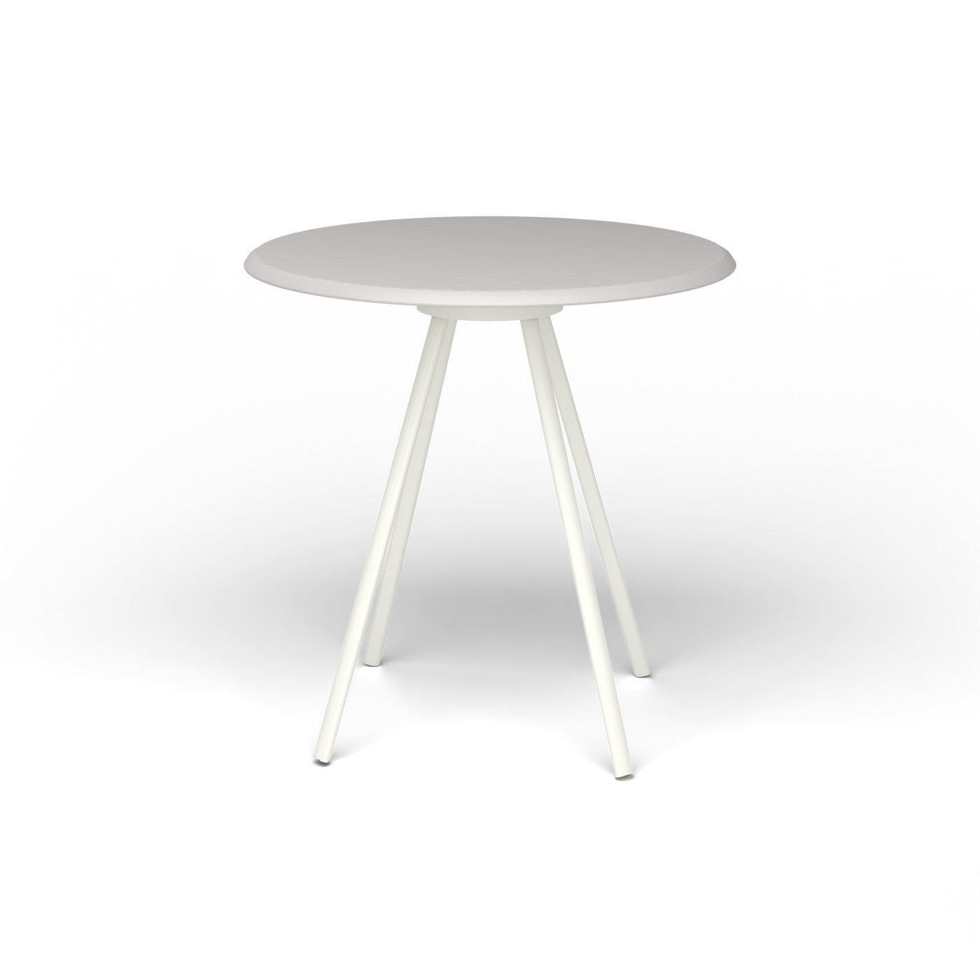 Zebra Tafel - Rond Ø 72 cm, speckled Grey, White