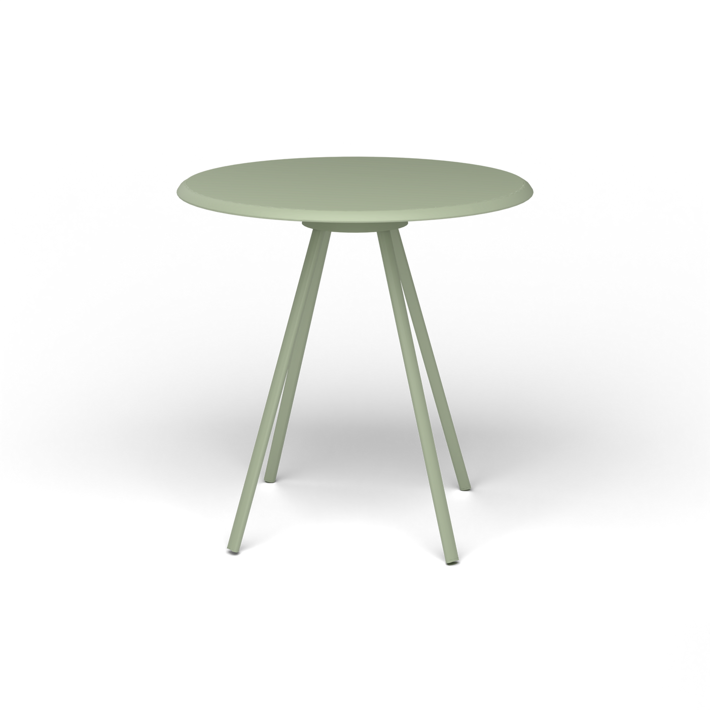 Zebra Tafel - Rond Ø 72 cm, gelakt aluminium, Green Tea