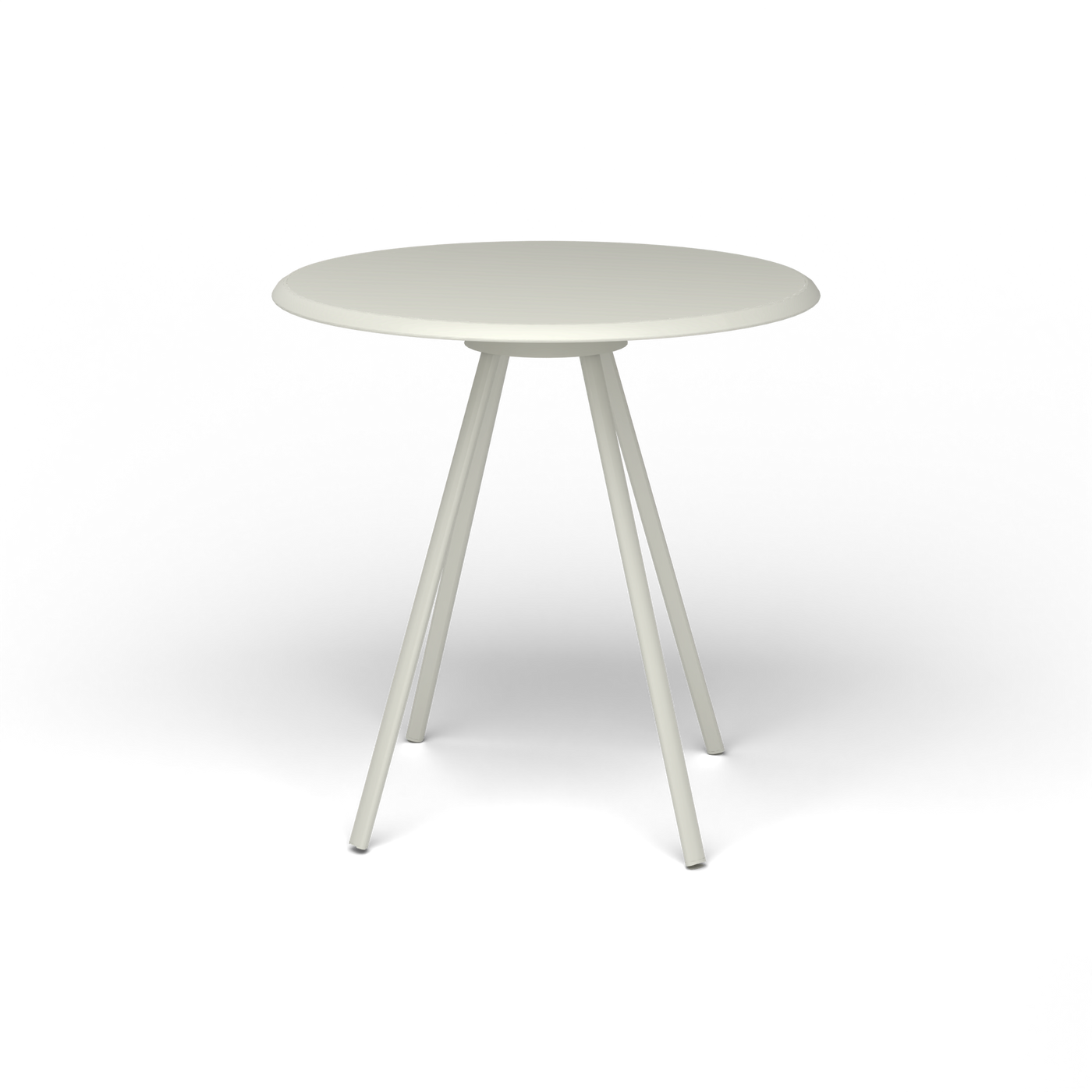 Zebra Tafel - Rond Ø 72 cm, gelakt aluminium, Powder Grey