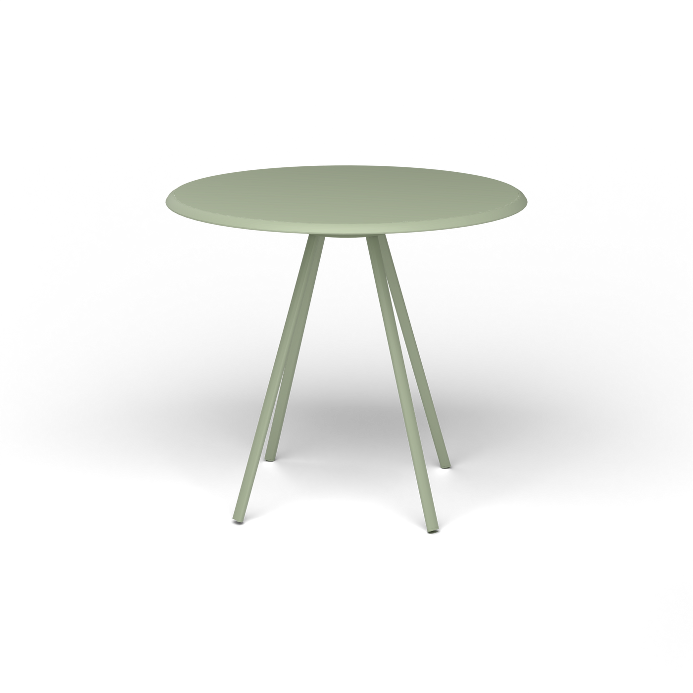 Zebra Tafel - Rond Ø 82 cm, gelakt aluminium, Green Tea