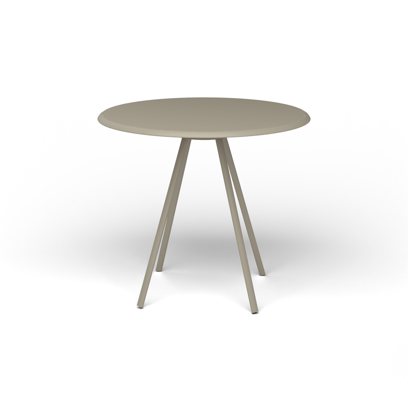 Zebra Tafel - Rond Ø 82 cm, gelakt aluminium, Pearly Gold