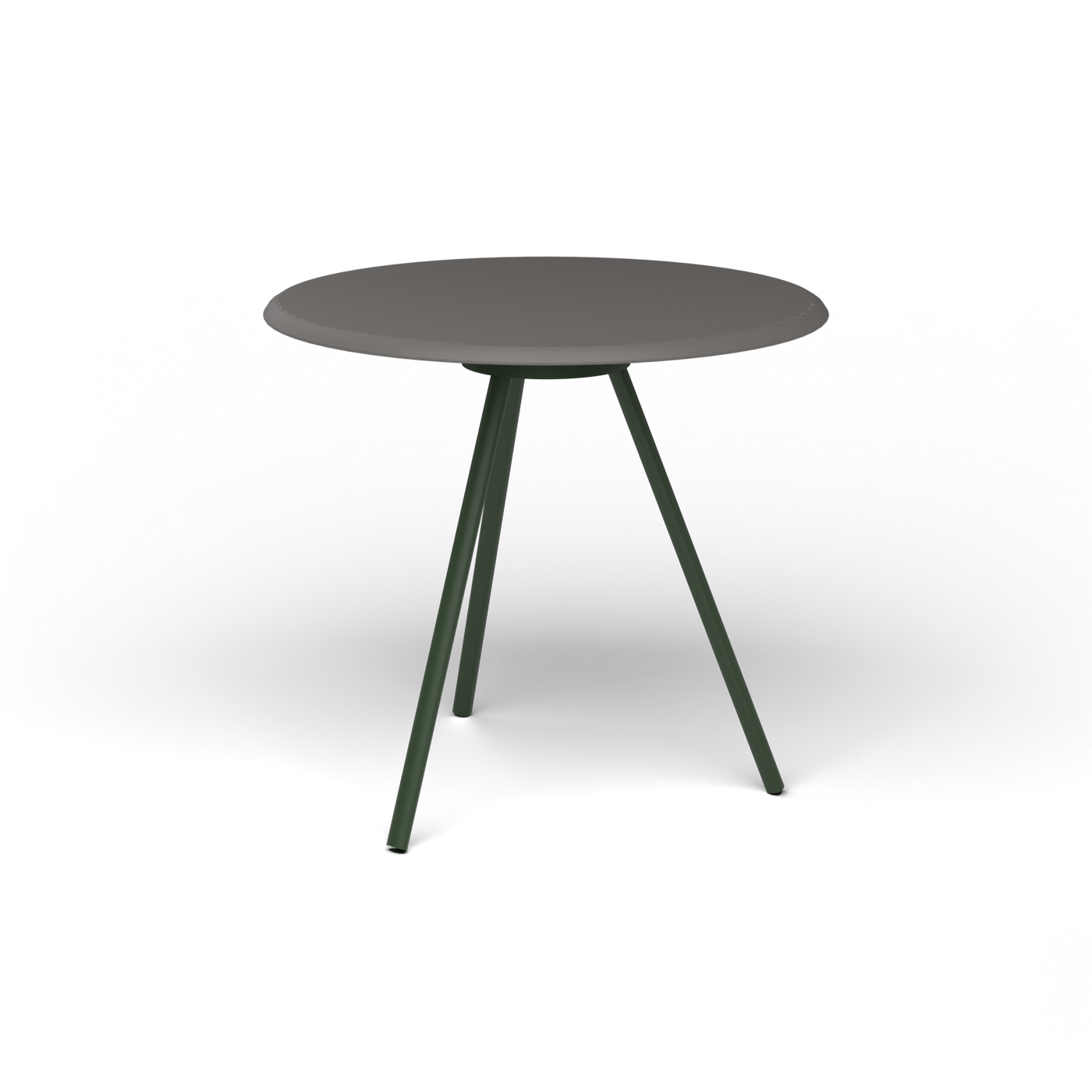 Zebra Tafel - Rond Ø 72 cm, speckled Anthracite, Bottle Green