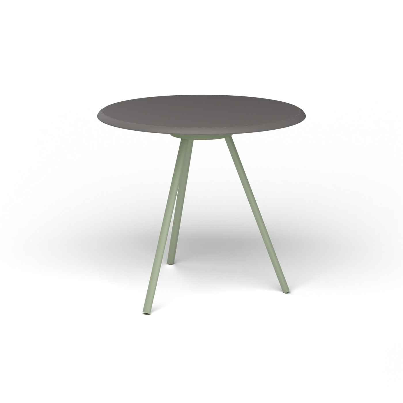 Zebra Tafel - Rond Ø 72 cm, speckled Anthracite, Green Tea