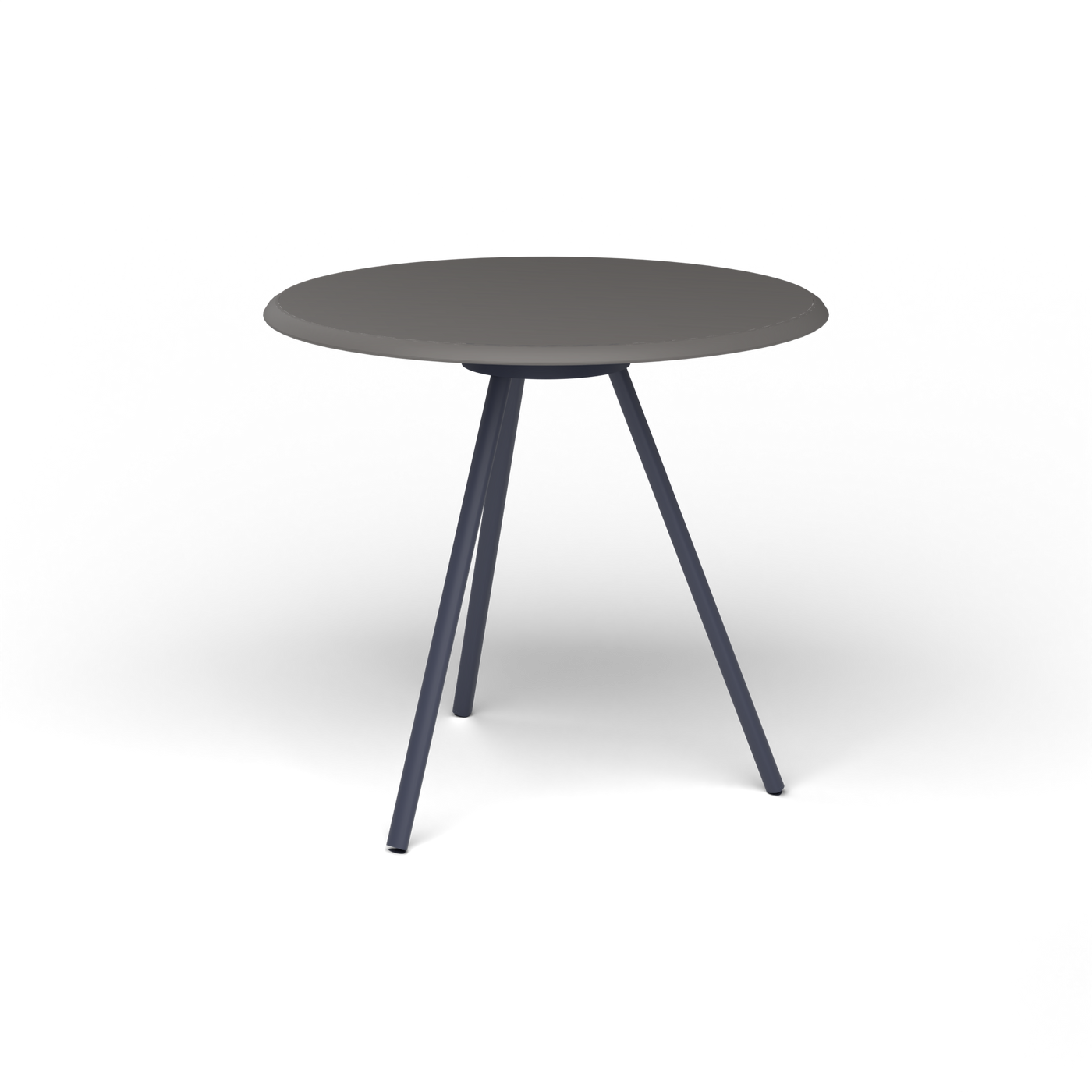 Zebra Tafel - Rond Ø 72 cm, speckled Anthracite, Grey Blue