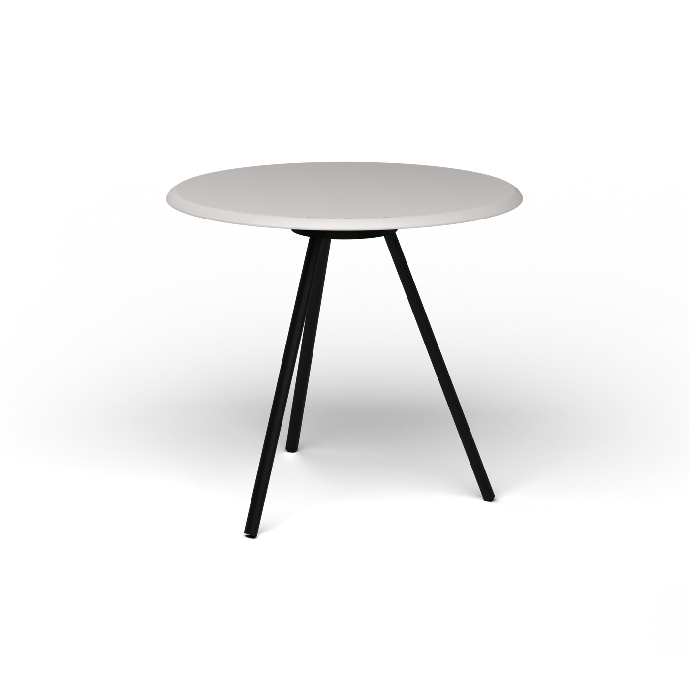 Zebra Tafel - Rond Ø 72 cm, speckled Grey, Black